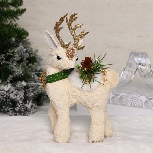 Фигурка новогодняя "Лесной оленёнок" 18*8,5*28 см