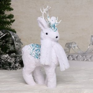 Фигурка новогодняя "Зимний оленёнок" 20*10*38 см