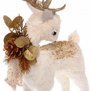 Фигурка новогодняя "Оленёнок из сказки" 21*10*36 см