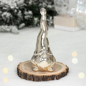 Украшение новогоднее GLOSS "Милый колпачок" 6*7*17 см, Золото