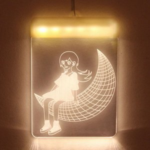 Гирлянда для дома БАХРОМА ш2,0м* в90/70см 36 ламп LED "3D Фантазия",8 реж., с пультом Д/У, IP-20, Теплый белый (USB)