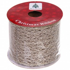 Лента для декорирования "Сказка" 6,3 см, 2,7 м, Шампань