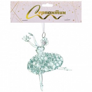 Подвеска "Праздничный танец" 9,5*14 см, Зелёный