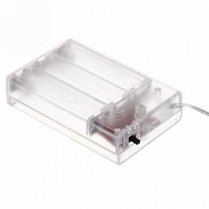 Гирлянда для дома на батарейках "Сфера" 160 ламп LED, d - 30 см, 2 реж.,IP-20, (3хАА), Теплый белый