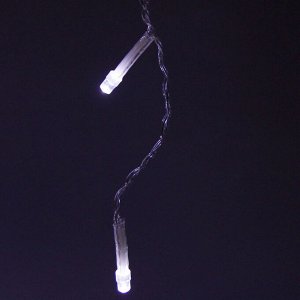 Гирлянда для улицы ЗАНАВЕС "Мерцание" ш2.0* в6.0 м 960 ламп LED, прозрач.пров,1 реж.,IP-54, Белый (возможность соединения)