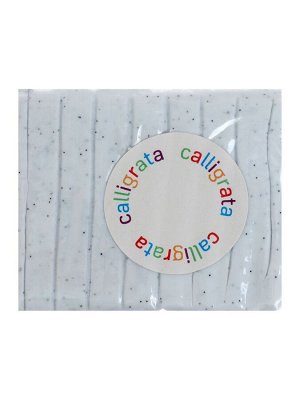 Полимерная глина Calligrata 50 г, с эффектом камня, снежный мрамор