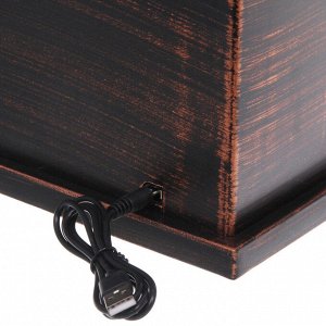 Сувенир с подсветкой "КАМИН - Теплый вечер" 29,8*13*34,5 см (питание от USB и батареек)