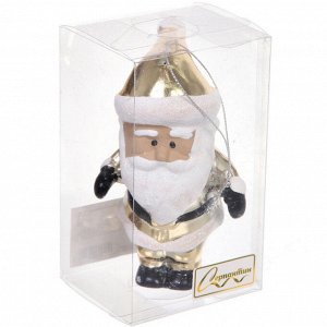 Елочная игрушка "Очаровательный дедушка" 7*6*12 см, Шампань