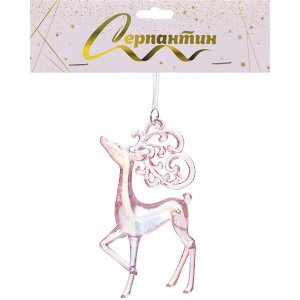 Подвеска "Волшебное копытце" 8*14 см, Розовый