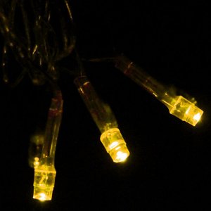 Гирлянда для дома 24м 280 ламп LED прозрач.пров.,8 реж, IP-20, Теплый белый (возможность соединения)