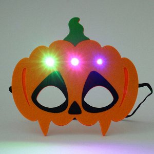 Ободок карнавльный "Helloween - Тыква" с подсветкой