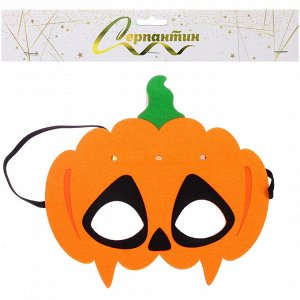 Ободок карнавльный "Helloween - Тыква" с подсветкой
