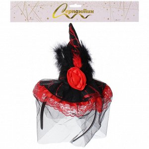 Ободок карнавальный "Helloween - Паучиха"