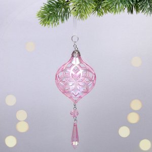 Подвеска "Сказочные узоры" 8*20 см, Розовый