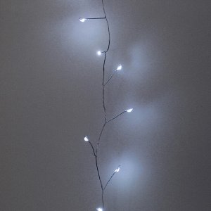 Гирлянда для дома ЗАНАВЕС 3м*3м 900 ламп LED "Мишура", IP-20, 8 режимов. Белый (возможность соединения)