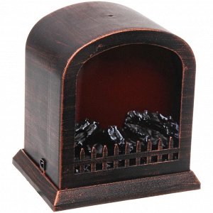 Сувенир с подсветкой "КАМИН - Теплота" 14,5*11,7*16 см (питание от USB и батареек)