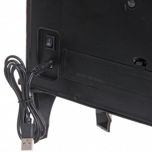 Сувенир с подсветкой "КАМИН - Тепло души" 24,8*12,7*30 см (питание от USB и батареек)