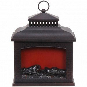 Сувенир с подсветкой "КАМИН - Волшебный вечер" 29,8*13*37 см (питание от USB и батареек)