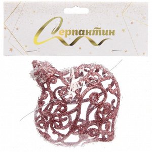 Подвеска "Ажурная капля" 9,5 см, Янтарь