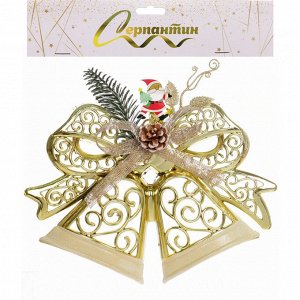 Украшение новогоднее "Лесная сказка" 28*21 см, Золото