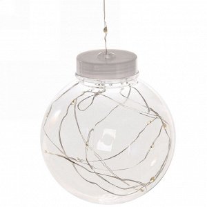 Гирлянда для дома БАХРОМА "Шар" ш2,5 м* в0,5/0,8м 200 ламп LED, d-8 см, 1 реж, IP-20, Теплый белый