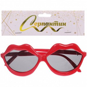 Очки карнавальные "Поцелуй" 14,2*5,6 см