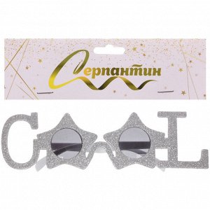 Очки карнавальные "COOL" 21,5*6,2 см, микс