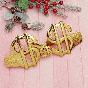 Очки карнавальные "Валюта" 26,1*10,8 см