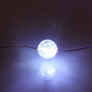 Гирлянда для дома "Жемчужина" на батарейках 2,0 м 20 ламп LED, d-1 см, 3 реж,, IP-20, Мультицвет