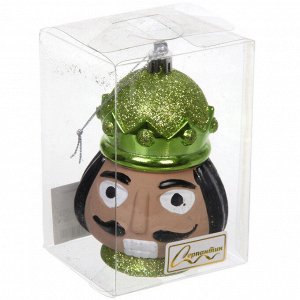 Елочная игрушка "Новогодний солдат" 7,5*7*11 см, зеленый