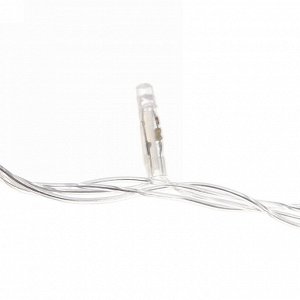 Гирлянда для дома "Мерцание Premium" 9,5 м 100 ламп LED прозр провод,1 реж.,IP-40, Мультицвет (возможность соединения)