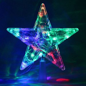 Фигура светодиодная ЗВЕЗДА ДЛЯ ЁЛКИ 15 ламп LED,18,5см, RG/RB