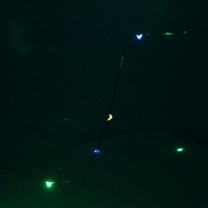 Гирлянда для дома на батарейках 1,5 м 15 ламп LED, 1 реж.,IP-20, Мультицвет
