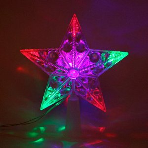 Фигура светодиодная ЗВЕЗДА ДЛЯ ЁЛКИ "Фантазия mini" 10 ламп LED, 15 см, RG/RB
