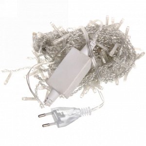 Гирлянда для дома БАХРОМА "Мерцание" ш1,5м* в30/50 см 48 ламп LED, прозрачн. провод, авторежим, IP-20, Мультицвет