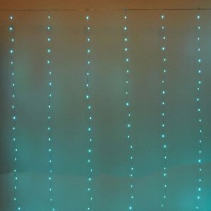 Гирлянда для дома ЗАНАВЕС "Magnificent" ш3* в2,8 м 280 ламп LED, прозрачн.пров, более 8 реж, с пультом Д/У на подвесах, IP-20, RG/RB (USB)