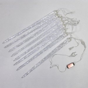 Гирлянда для улицы "Сосулька" 3,0 м*42 см 288 ламп LED, IP-54, Теплый белый (8 трубок)