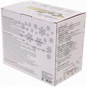 Гирлянда для улицы СЕТКА ш2,0* в3м 384 ламп LED, прозр.пров,8 реж.,IP-54, Белый (возможность соединения)