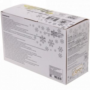 Гирлянда для улицы 25м 300 ламп LED чёрный провод, 8 реж, IP-54, Белый (возможность соединения)