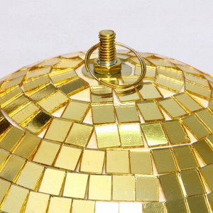 Новогодний шар 20 см "Shining Disco", Золото