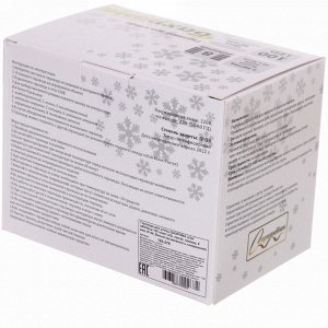 Гирлянда для улицы БАХРОМА ш3м* в40/60см 100 ламп LED, прозр. провод, 8 реж, IP-54, Белый (возможность соединения)