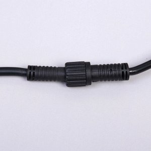 Гирлянда для улицы НИТЬ "Spectrum" 5 м 10 ламп LED (5*6 см), черный провод, 72 режима, IP-65, (пульт д/у), Мультицвет (возможность соединения)