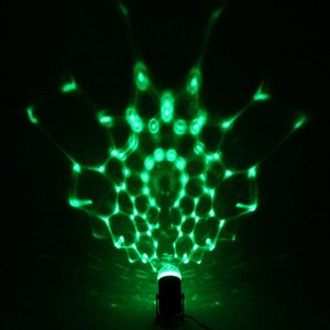 Диско-шар светодиодный  "Кристалл", RGB (красный, зеленый, синий), с возм. крепления к стене (220V)