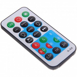 Световой прибор Лазер "Космонавтика" 20*11,5*10 см, Bluetooth, TF Card, пульт д/у, питание от USB (Type-C)