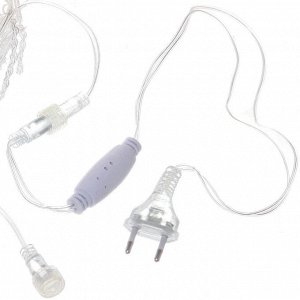 Гирлянда для дома БАХРОМА "Мерцание" ш3м* в30/50см 120 ламп LED, прозрачн. провод, авторежим, IP-20, Мультицвет (возможность соединения)