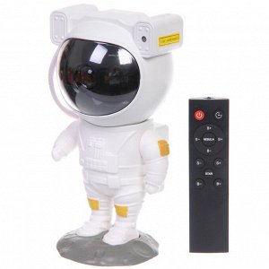 Световой прибор Лазер "В космос" 20*11,5*10 см, пульт д/у, питание от USB (DC)