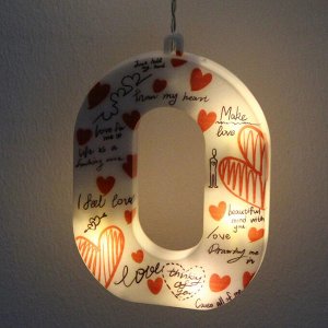 Гирлянда для дома БАХРОМА "LOVE" ш2,5м* в0,45/0,65м 90 ламп LED, прозрачн.пров, 8 режимов, IP-20, Теплый белый (возможность соединения)