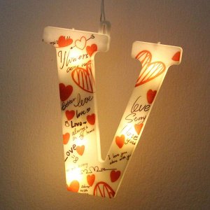 Гирлянда для дома БАХРОМА "LOVE" ш2,5м* в0,45/0,65м 90 ламп LED, прозрачн.пров, 8 режимов, IP-20, Теплый белый (возможность соединения)