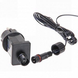Диско-шар для улицы "Хоровод снежинок", авторежим, 220V (цветные снежинки) (220V)