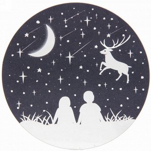 Диско-шар "Fantasy - Ушки" (в комплекте 6 картинок) 13*14 см, 5 реж, батарейки 4хАAА, USB, RGB (220V)